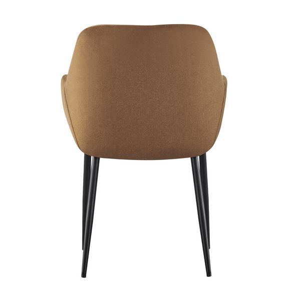 Стул Vetro Mebel M-220 Карамель Мохер, ножки черные (M-220-caramel/black) 2467826047 фото
