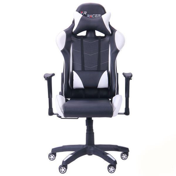 Крісло AMF VR Racer Blade Чорний/Білий (515280) 549555015 фото