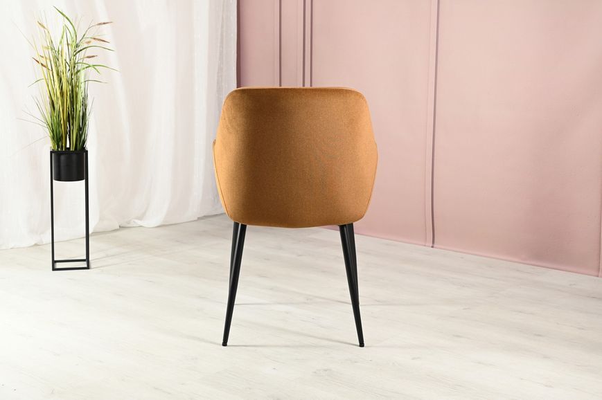 Стул Vetro Mebel M-220 Карамель Мохер, ножки черные (M-220-caramel/black) 2467826047 фото
