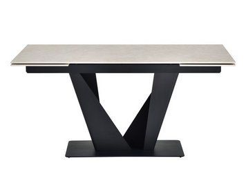 Стіл Vetro Mebel ТМL-955 (Алонцо) крема делікато + чорний (TML-955-alontso-crema-delicato/black) 1905464741 фото