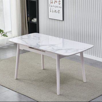 Стол VetroMebel TM-76 Вайт Клауд (TM-76-white-cloud/white) 2303765013 фото