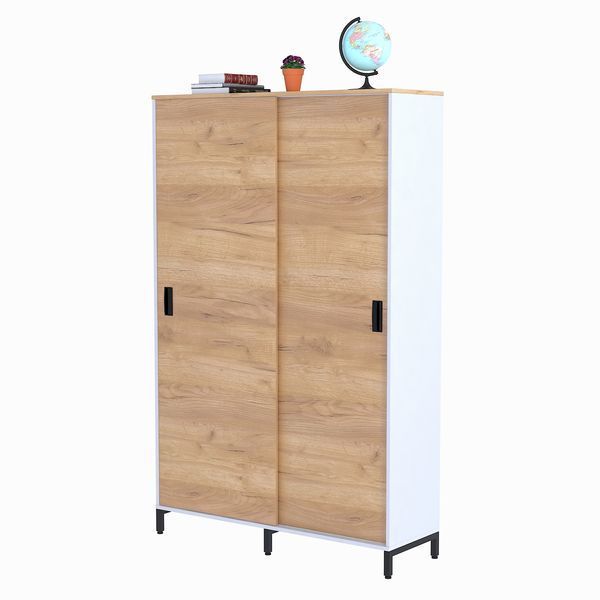 Шкаф раздвижной Loft Design LS-1200-1900 Белый/Дуб Крафт золотой 1751309392 фото