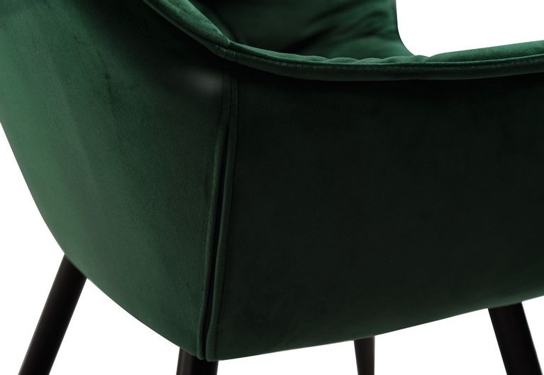 Стул Vetro Mebel М-65 изумруд + черный (M-65-emerald-velvet/ black) 1692154166 фото