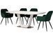 Стул Vetro Mebel M-65 изумруд + черный (M-65-emerald-velvet/ black) 1692154166 фото 12