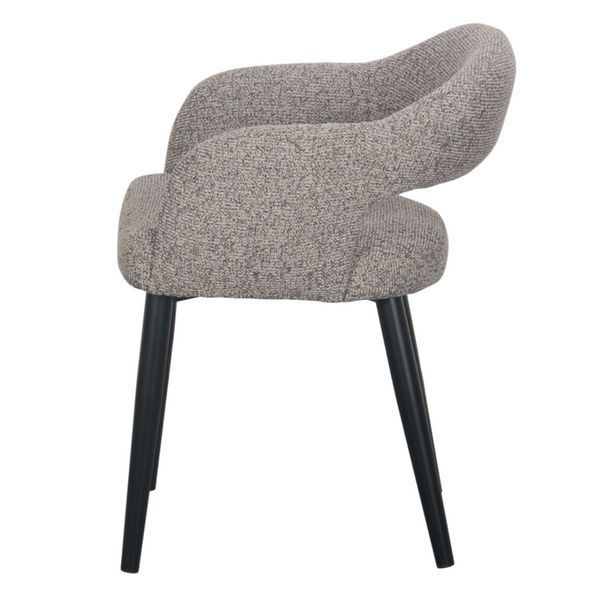 Стілець Vetro Mebel M-210 Базальт (M-210-basalt-tweed/black) 2357891928 фото