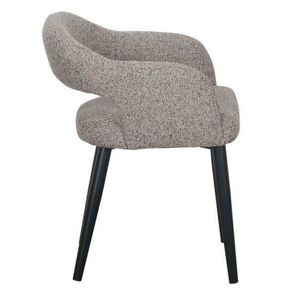 Стілець Vetro Mebel M-210 Базальт (M-210-basalt-tweed/black) 2357891928 фото