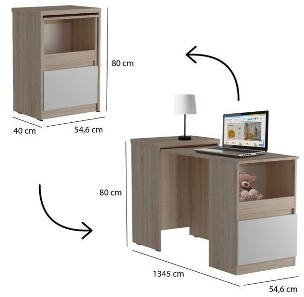 Стіл-трансформер LuxeStudio Smart 5 TC_ФЯ1 2221858554 фото