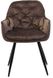 Стілець Vetro Mebel М-65 коричневий + чорний (M-65-brown-velvet/ black) 1692155999 фото 6