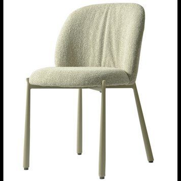 Стілець Vetro Mebel M-238 Клауд ніжки білі (M-238-gardenia boucle/cap) 2572179340 фото