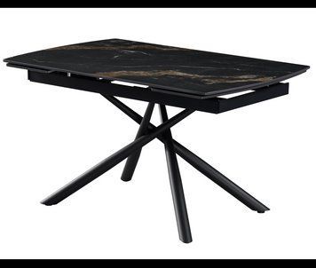 Стіл VetroMebel (кераміка) Піно TML-1200-1 П'єр блек/Чорний (TML-1200-1-pino-pier-black/black) 2467639369 фото