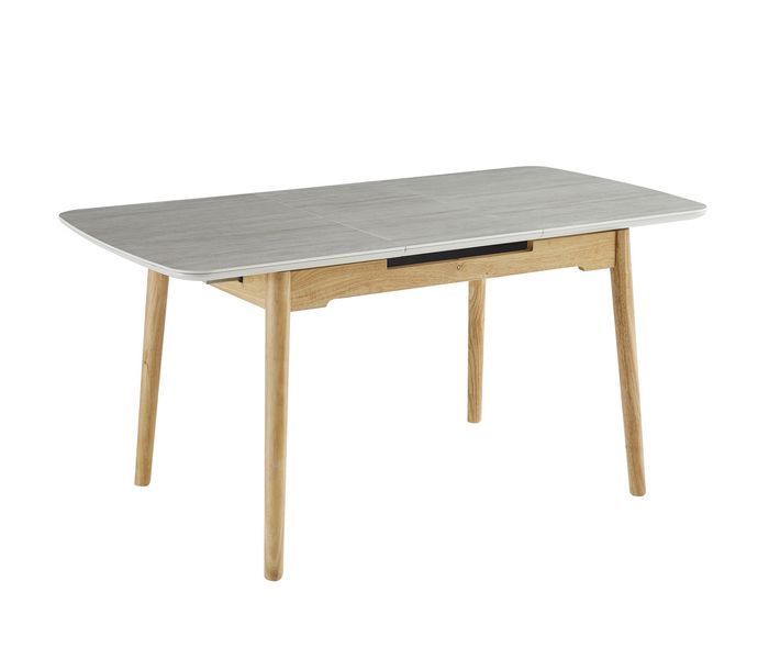 Стол VetroMebel TM-76 Травертин матовый и дуб (TM-76-travertin/oak) 2325420783 фото