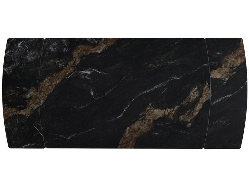 Стол VetroMebel (керамика) Пино TML-1200-1 Пьер блек/Чёрный (TML-1200-1-pino-pier-black/black) 2467639369 фото