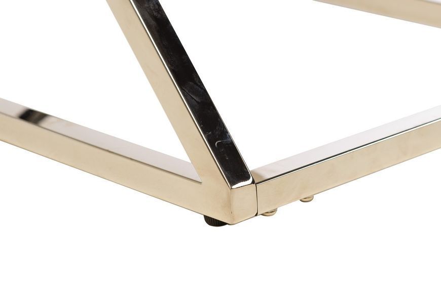 Стол Vetro Mebel CD-3 прозрачный серебро (CD-3-clear/ silver) 1454429995 фото