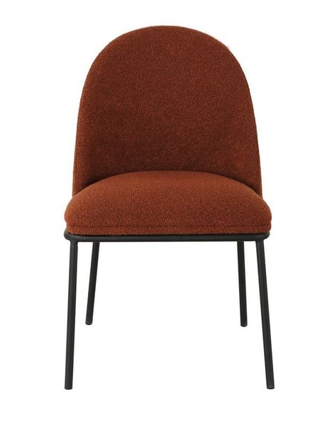 Стул Vetro Mebel М-110 терракотовый+черный (M-110-terracotta-boucle/ black) 1942393139 фото