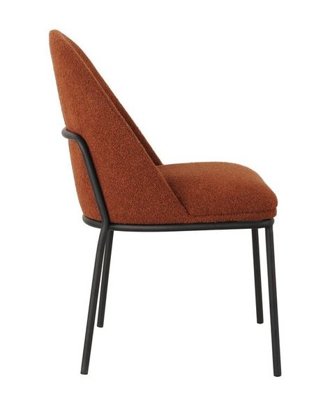 Стул Vetro Mebel М-110 терракотовый+черный (M-110-terracotta-boucle/ black) 1942393139 фото