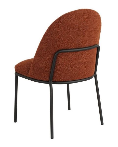 Стул Vetro Mebel М-110 терракотовый+черный (M-110-terracotta-boucle/ black) 1942393139 фото