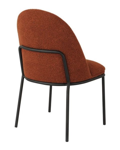 Стул Vetro Mebel М-110 терракотовый+черный (M-110-terracotta-boucle/ black) 1942393139 фото