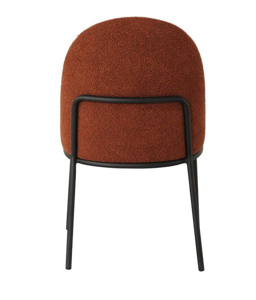 Стул Vetro Mebel М-110 терракотовый+черный (M-110-terracotta-boucle/ black) 1942393139 фото