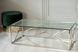 Стіл Vetro Mebel CF-1 прозорий + срібло (CF-1-clear/ silver) 1168251577 фото 2