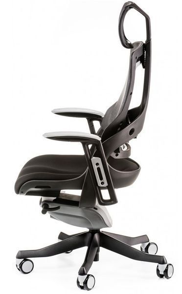 Крісло офісне Special4You WAU Black fabrick charcoal network (E0789) 1454241562 фото