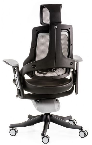 Крісло офісне Special4You WAU Black fabrick charcoal network (E0789) 1454241562 фото