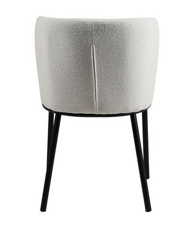 Стілець Vetro Mebel М-140 айворі + чорний (M-140-ivory-boucle/black) 2194649713 фото