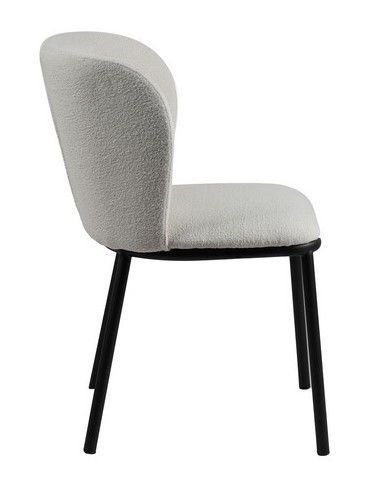 Стілець Vetro Mebel М-140 айворі + чорний (M-140-ivory-boucle/black) 2194649713 фото