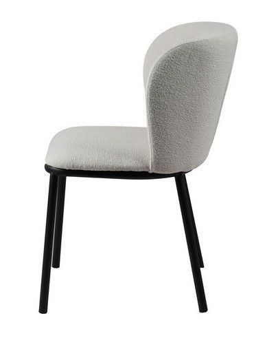 Стілець Vetro Mebel М-140 айворі + чорний (M-140-ivory-boucle/black) 2194649713 фото