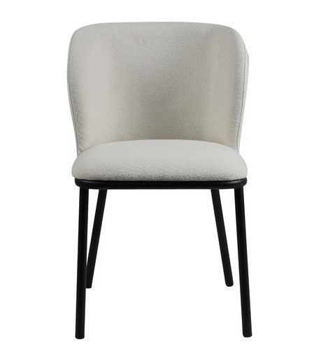 Стілець Vetro Mebel М-140 айворі + чорний (M-140-ivory-boucle/black) 2194649713 фото