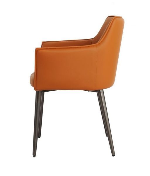 Стул Vetro Mebel М-90 терракотовый+черный (M-90-terracotta/ black) 1982684353 фото
