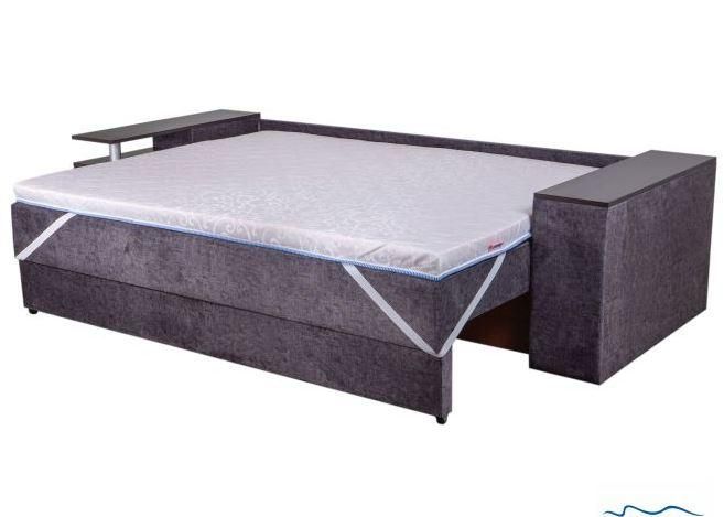 Тонкий матрац-топер Eurosleep Slim Super Strong Жаккард 1713314365 фото