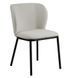 Стілець Vetro Mebel М-140 айворі + чорний (M-140-ivory-boucle/black) 2194649713 фото 2