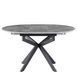 Стол VetroMebel (керамика) Офелия TML-1250 Спайдер грей/Чёрный (TML-1250-ofelia-spider-grey/black) 2467774598 фото 4