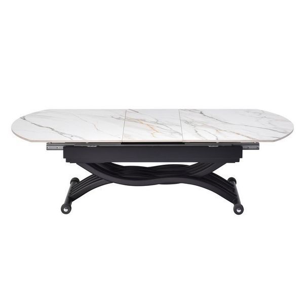 Стол Vetro Mebel ТМT-100 (Карло) касса голд + черный (TMT-100 -karlo-kasa-gold/black) 2072763429 фото