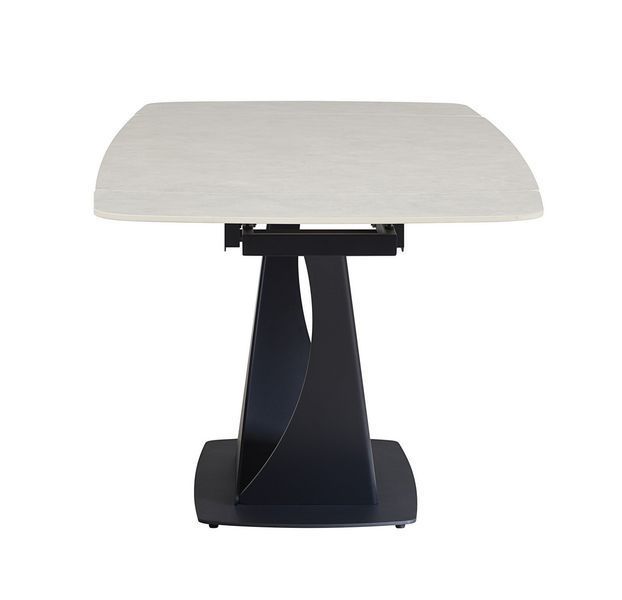 Стол VetroMebel TML-990 Крема Деликато - черный(TML-990-elio-crema-delicato/black) 2327946316 фото