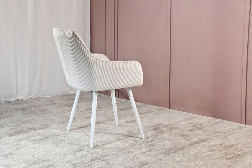 Стілець Vetro Mebel M-240 Білий антик ніжки білі (M-240-white-antique/white) 2572468188 фото