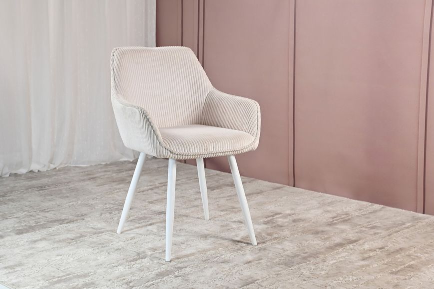 Стілець Vetro Mebel M-240 Білий антик ніжки білі (M-240-white-antique/white) 2572468188 фото