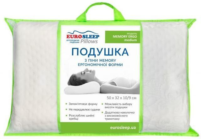 Подушка Eurosleep Memori Ergo Medium 1711741976 фото