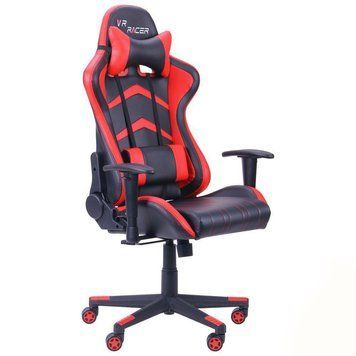 Крісло AMF VR Racer Blaster Чорний/Червоний (515279) 549561625 фото