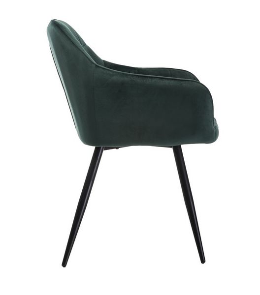 Стілець Vetro Mebel М-62 смарагдовий + чорний (M-62-emerald-velvet/ black) 1690358150 фото