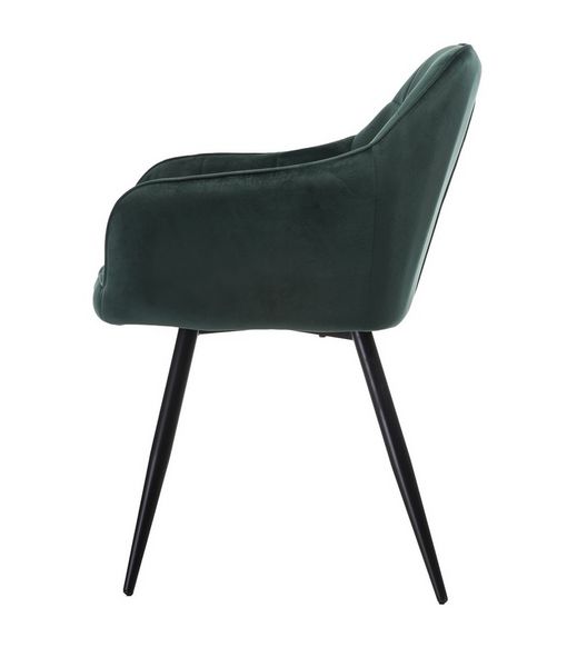 Стул Vetro Mebel М-62 изумрудный+черный (M-62-emerald-velvet/ black) 1690358150 фото