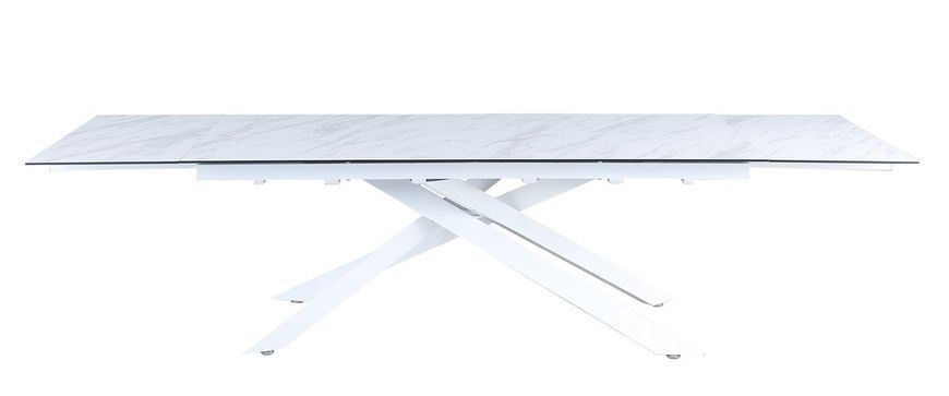 Стол Vetro Mebel ТМL-890 бланко жемчужный + белый (TML-890-blanco-perlino) 1606909301 фото