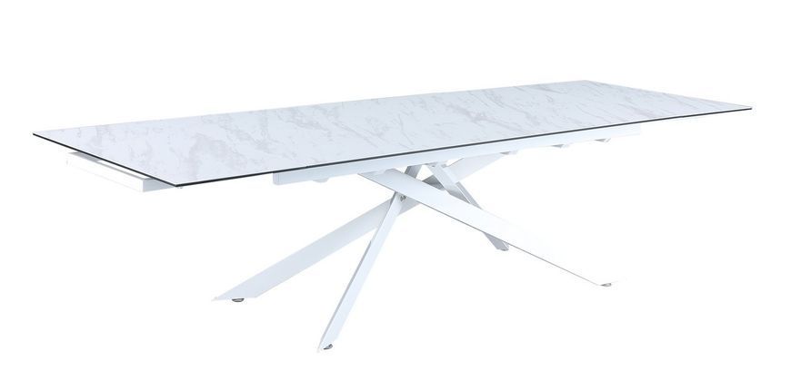 Стол Vetro Mebel ТМL-890 бланко жемчужный + белый (TML-890-blanco-perlino) 1606909301 фото