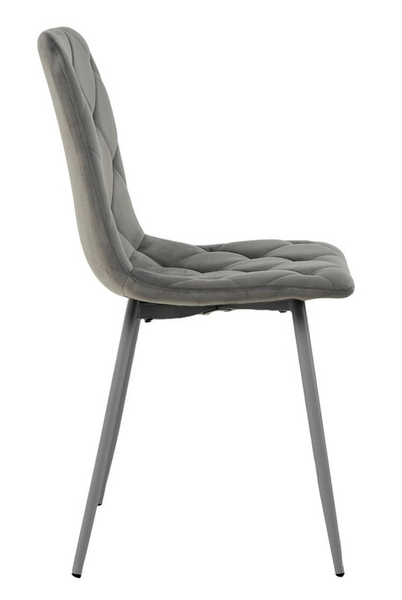 Стул Vetro Mebel N-41 темно-серый + серый (N-41-dark-grey-velur/ grey) 1805215111 фото