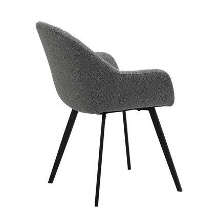 Стул Vetro Mebel М-160 серый+черный (M-160-grey-boucle/black) 2194921037 фото