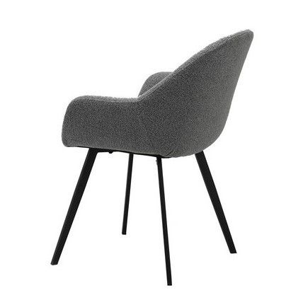 Стул Vetro Mebel М-160 серый+черный (M-160-grey-boucle/black) 2194921037 фото