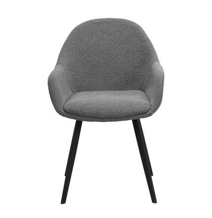 Стул Vetro Mebel М-160 серый+черный (M-160-grey-boucle/black) 2194921037 фото