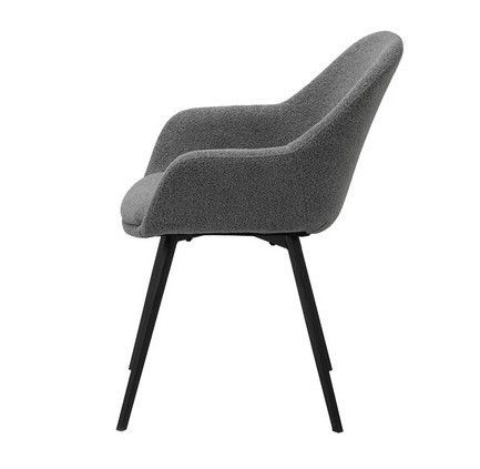 Стул Vetro Mebel М-160 серый+черный (M-160-grey-boucle/black) 2194921037 фото