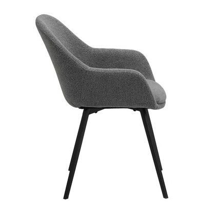 Стул Vetro Mebel М-160 серый+черный (M-160-grey-boucle/black) 2194921037 фото