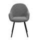 Стул Vetro Mebel М-160 серый+черный (M-160-grey-boucle/black) 2194921037 фото 6